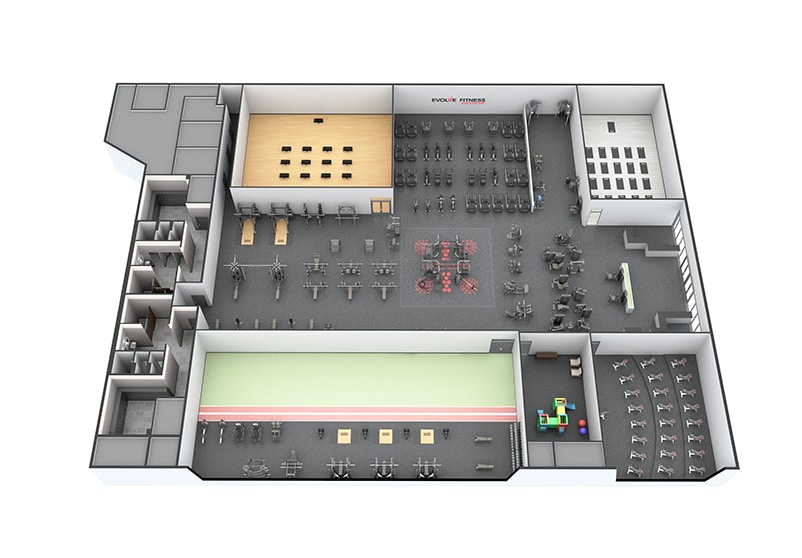 3D Dizajn life fitness objekata 3D Dizajn life fitness objekata